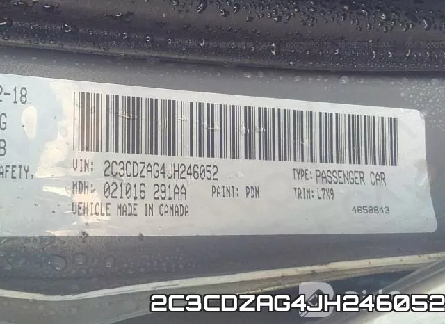 2C3CDZAG4JH246052 фото 10