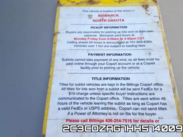 2C3CDZAG7HH574009 фото 10