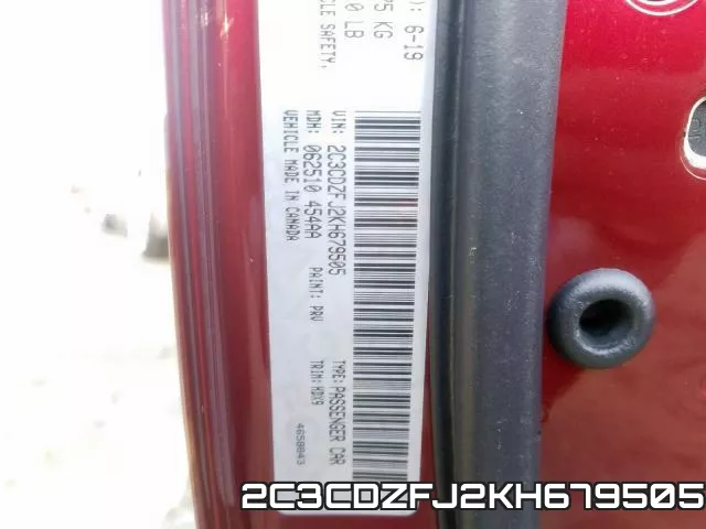 2C3CDZFJ2KH679505 фото 2
