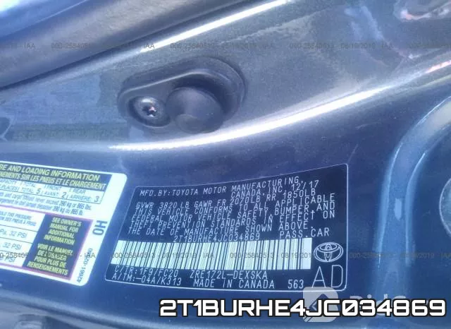 2T1BURHE4JC034869 фото 10