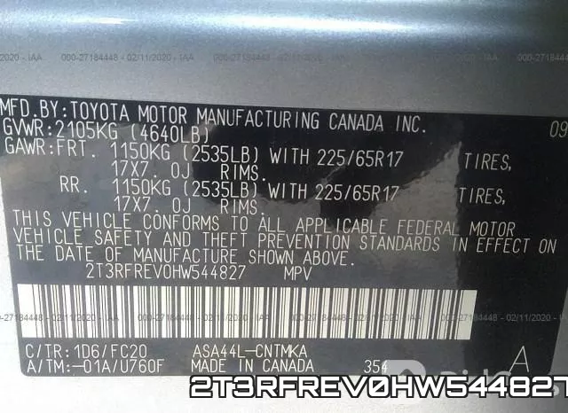 2T3RFREV0HW544827 фото 10
