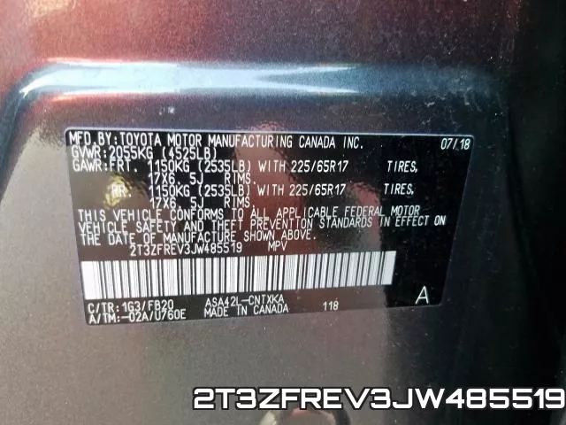 2T3ZFREV3JW485519 фото 2