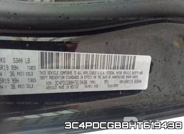 3C4PDCGB8HT619438 фото 10