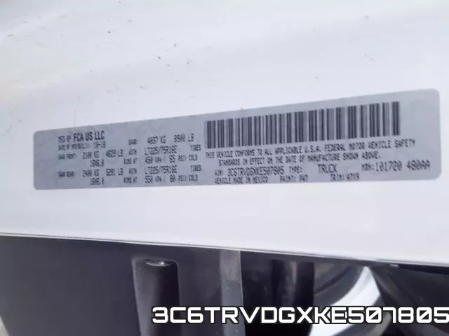 3C6TRVDGXKE507805 фото 2