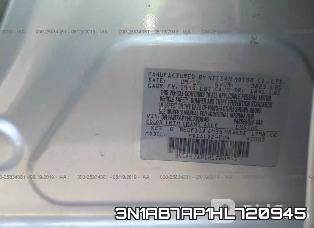 3N1AB7AP1HL720945 фото 10