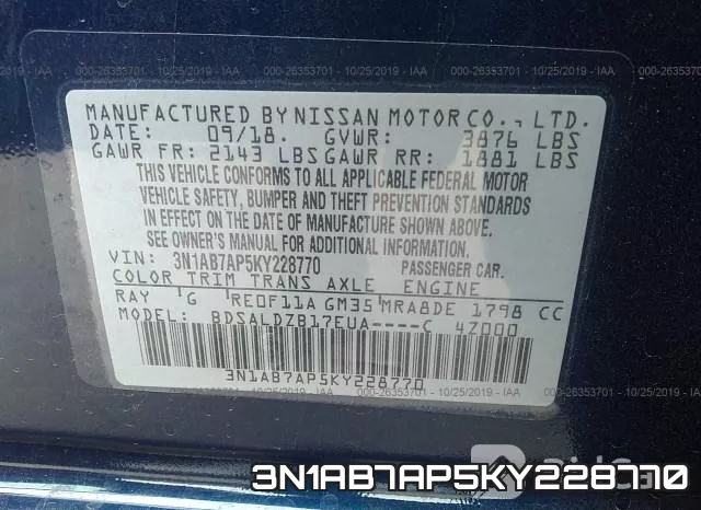 3N1AB7AP5KY228770 фото 10