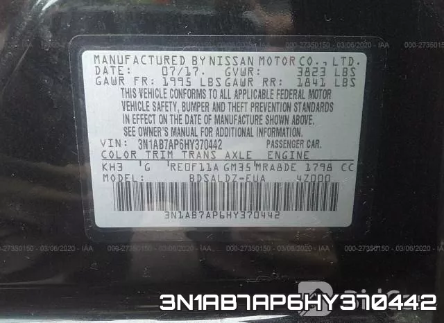 3N1AB7AP6HY370442 фото 10