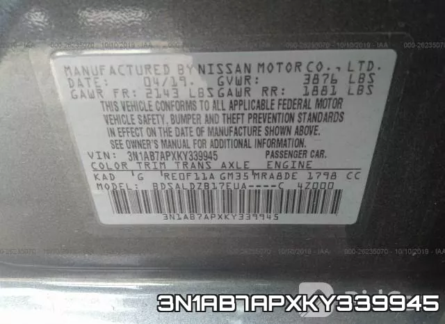 3N1AB7APXKY339945 фото 10