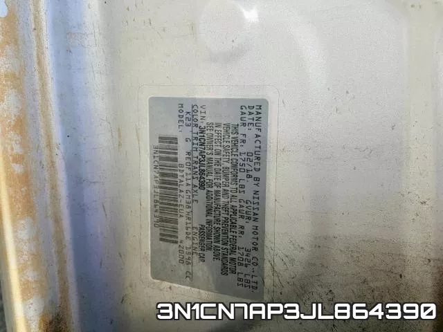 3N1CN7AP3JL864390 фото 2