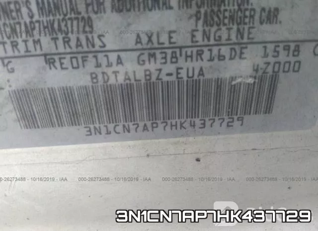 3N1CN7AP7HK437729 фото 10
