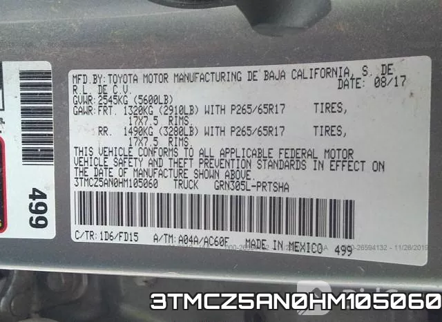 3TMCZ5AN0HM105060 фото 10