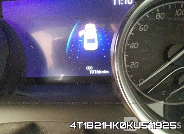 4T1B21HK0KU511925 фото 8