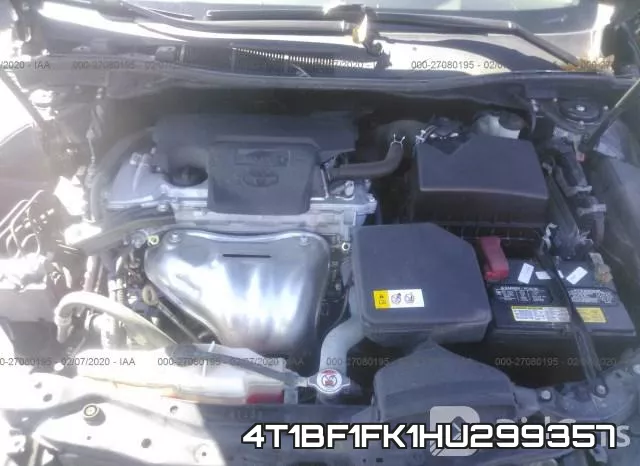 4T1BF1FK1HU299357 фото 2