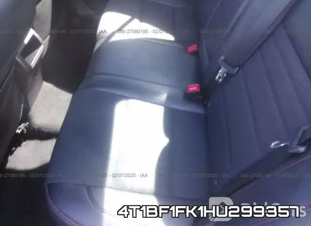4T1BF1FK1HU299357 фото 9