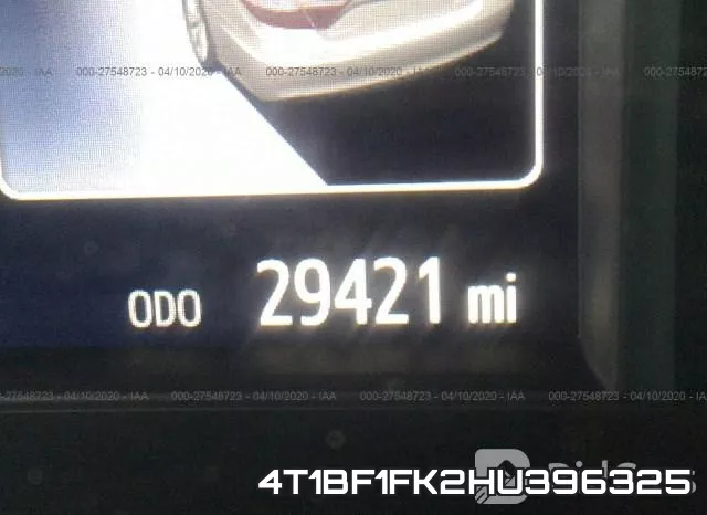 4T1BF1FK2HU396325 фото 8