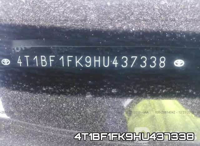 4T1BF1FK9HU437338 фото 10