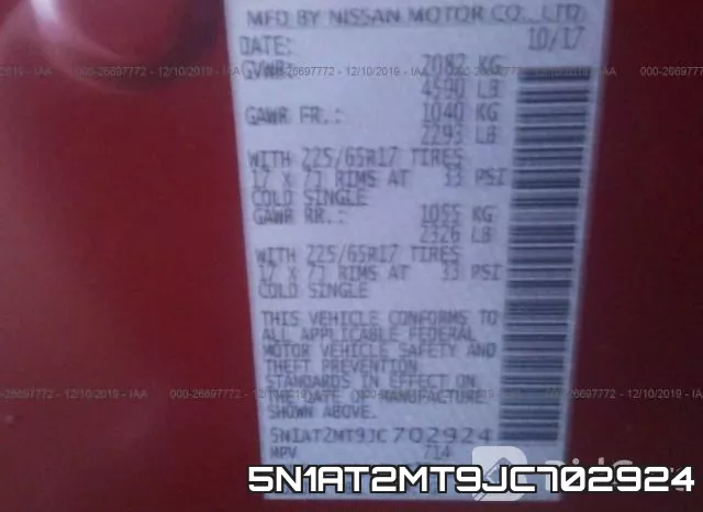 5N1AT2MT9JC702924 фото 10