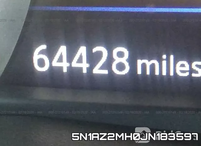 5N1AZ2MH0JN183597 фото 8