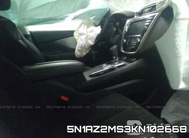 5N1AZ2MS3KN102668 фото 6
