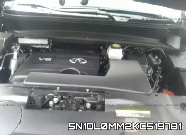 5N1DL0MM2KC519781 фото 2