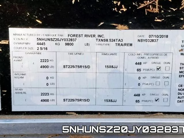 5NHUNSZ20JY032837 фото 2