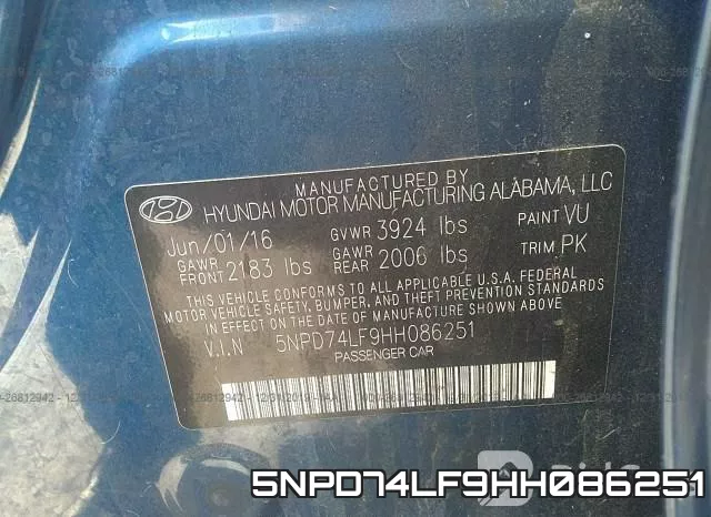 5NPD74LF9HH086251 фото 10