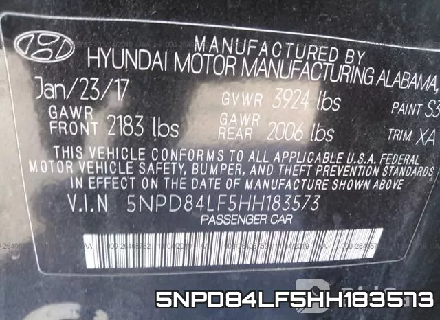 5NPD84LF5HH183573 фото 10