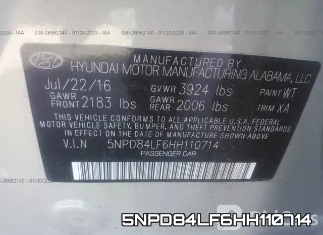 5NPD84LF6HH110714 фото 10