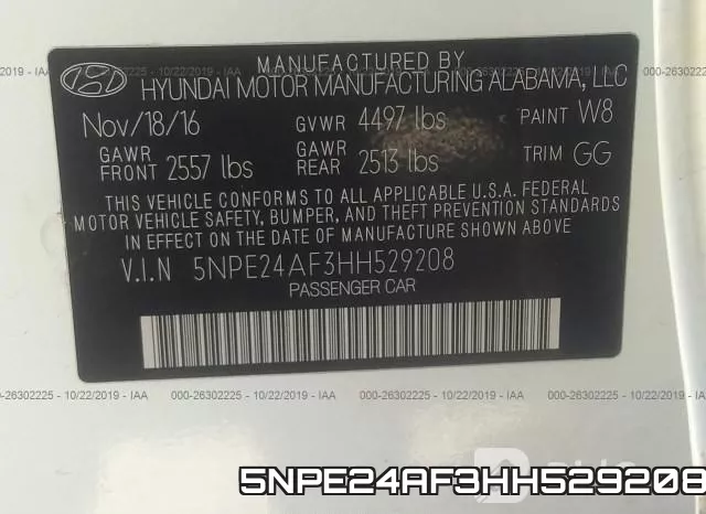 5NPE24AF3HH529208 фото 10