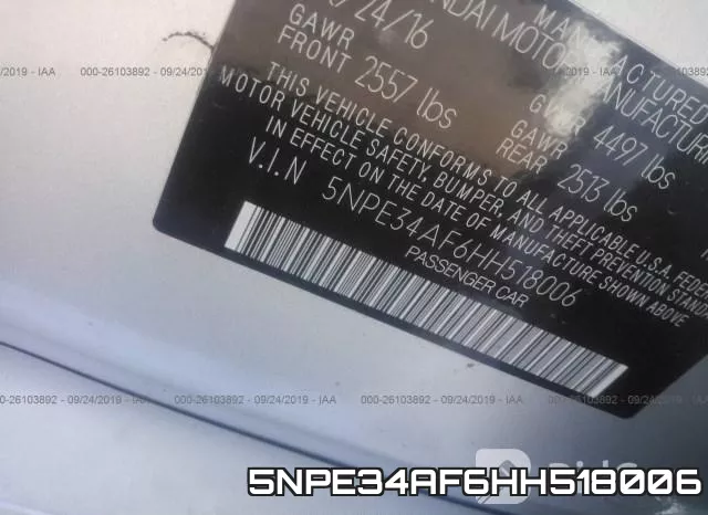 5NPE34AF6HH518006 фото 10