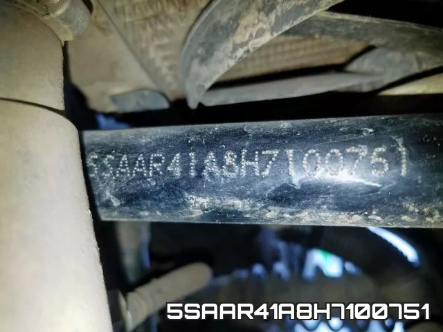5SAAR41A8H7100751 фото 2