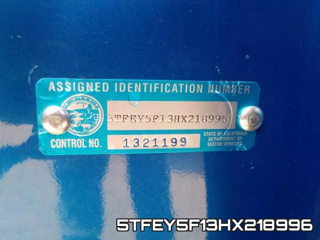 5TFEY5F13HX218996 фото 2
