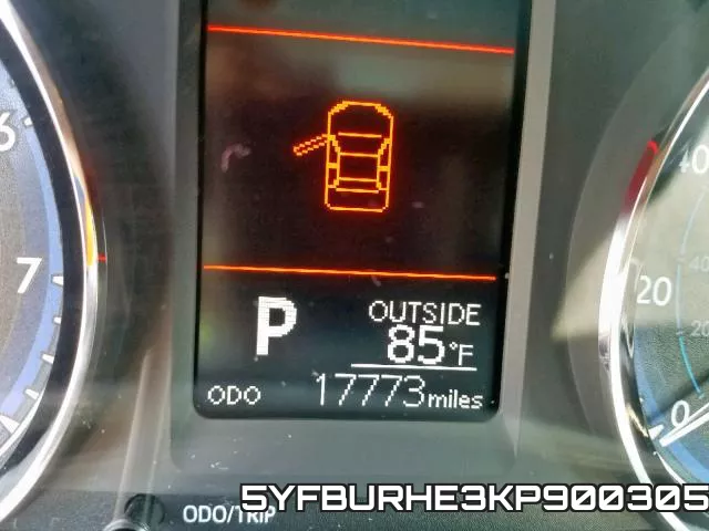 5YFBURHE3KP900305 фото 9