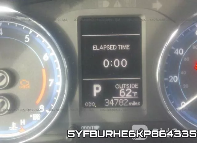 5YFBURHE6KP864335 фото 8