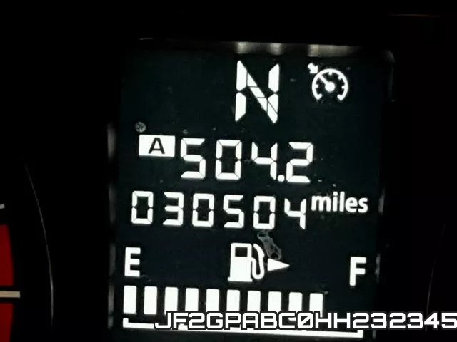 JF2GPABC0HH232345 фото 9