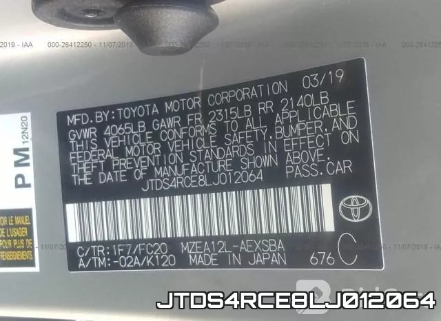 JTDS4RCE8LJ012064 фото 10