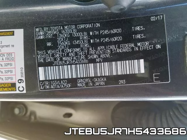 JTEBU5JR7H5433686 фото 2