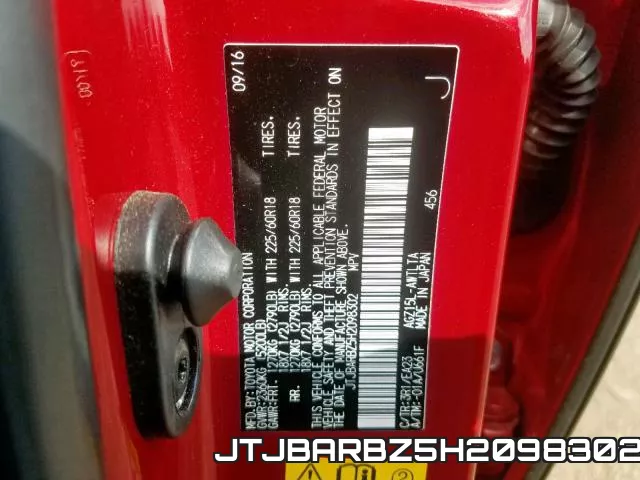 JTJBARBZ5H2098302 фото 2
