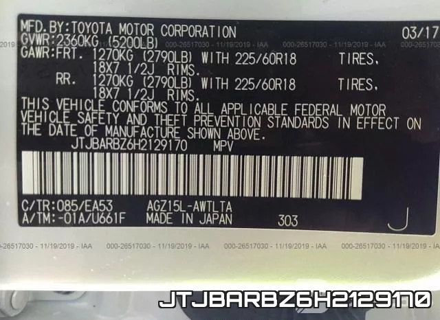 JTJBARBZ6H2129170 фото 10