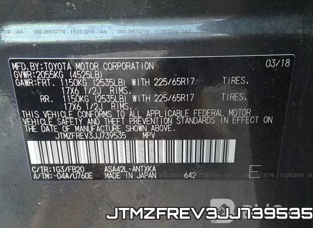JTMZFREV3JJ739535 фото 10