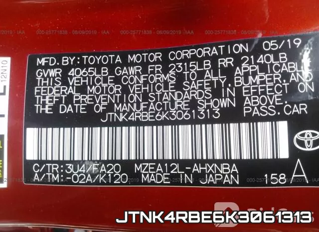 JTNK4RBE6K3061313 фото 10