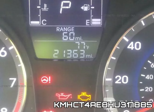 KMHCT4AE8HU317885 фото 8