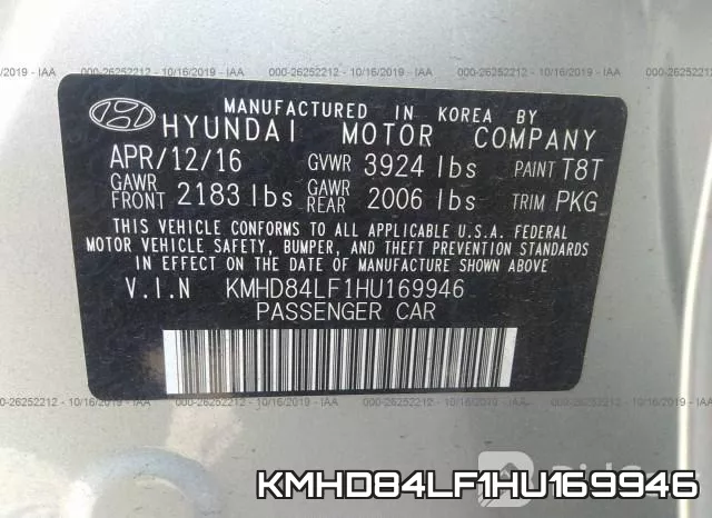 KMHD84LF1HU169946 фото 10