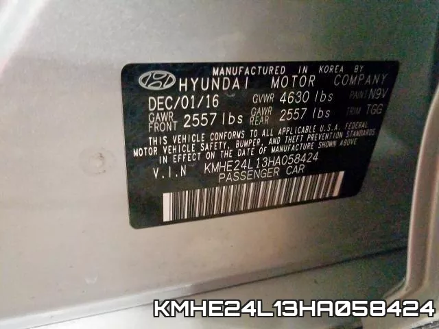 KMHE24L13HA058424 фото 2