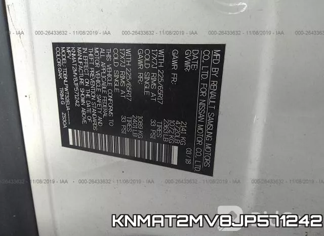 KNMAT2MV8JP571242 фото 10