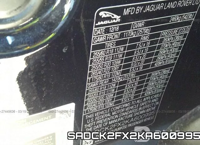SADCK2FX2KA600995 фото 10