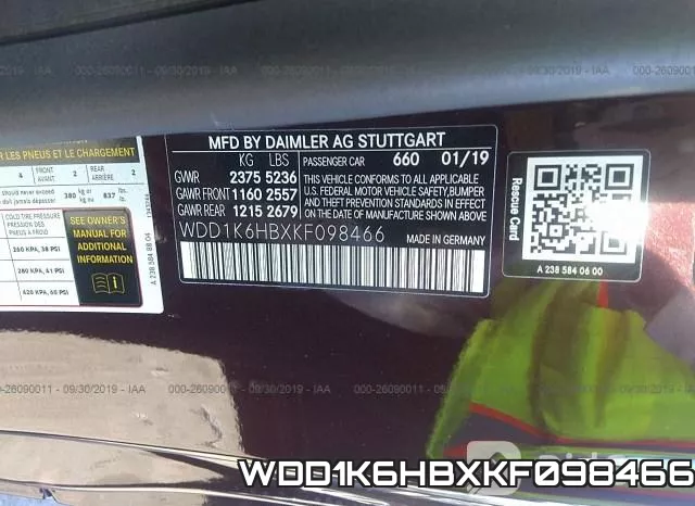 WDD1K6HBXKF098466 фото 10