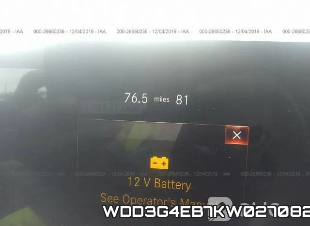 WDD3G4EB7KW027082 фото 8