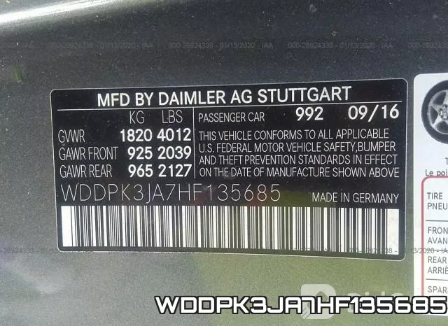 WDDPK3JA7HF135685 фото 10