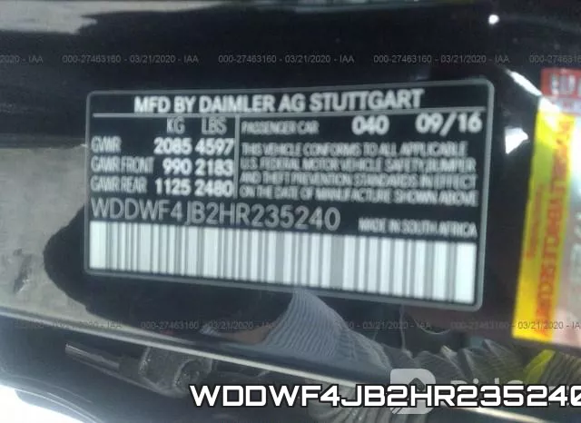 WDDWF4JB2HR235240 фото 10